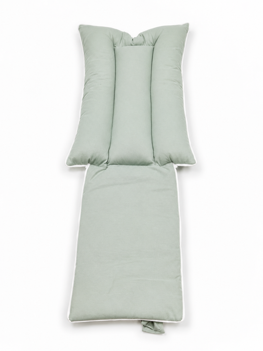 Adorables Baby Sleeping Bag | Rainbow Charm & Green | Cute Rainbow Print, Bow Work & Lace Design | Cotton & Recron