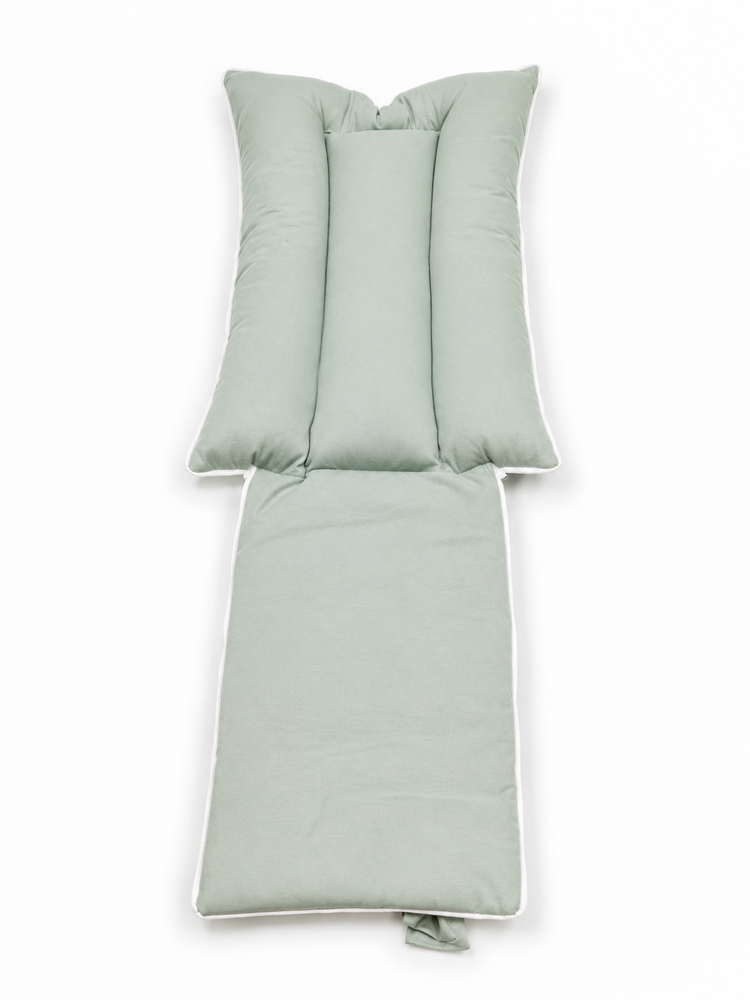 Adorables Baby Sleeping Bag | Rainbow Charm & Green | Cute Rainbow Print, Bow Work & Lace Design | Cotton & Recron
