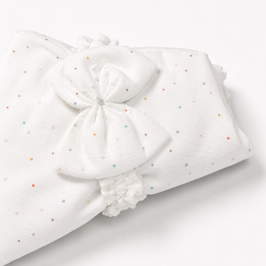 Adorables Receiving Blanket | Baby Galaxy | Muslin with Recron Sheet | Soft & Elegant Swaddle