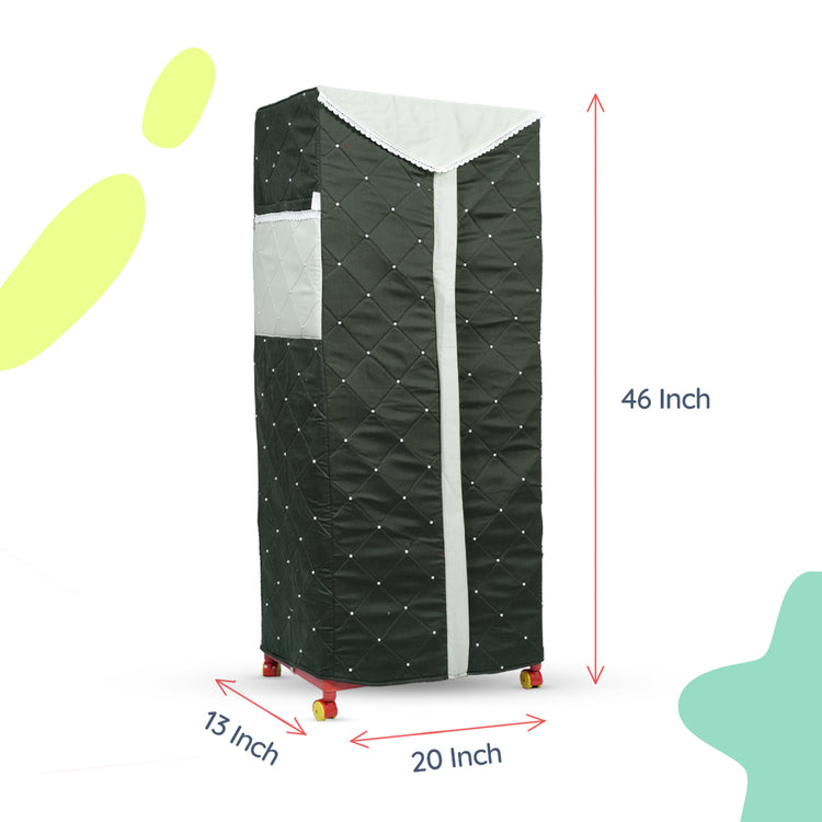 Adorables Cupboard | Light Green & Dark Green | Bow & Pearls Work | Cotton & Foam LD
