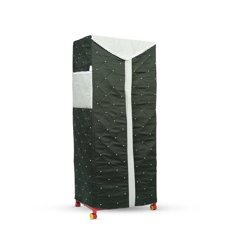 Adorables Cupboard | Light Green & Dark Green | Bow & Pearls Work | Cotton & Foam LD