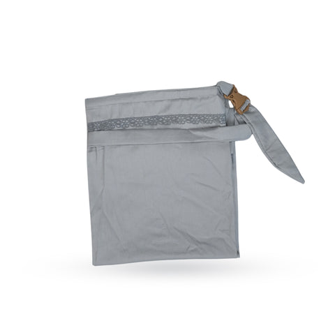 Adorables Feeding Cover | Grey | Cotton | Lace Design | Pocket for Convenience