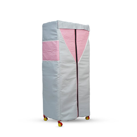 Adorables Cupboard | Grey & Pink | Pearl Work & Lace | Cotton & Foam LD