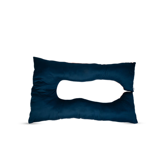Adorables Pregnancy Pillow – Turquoise Blue & Peach | Full Body Support for Expecting Mothers