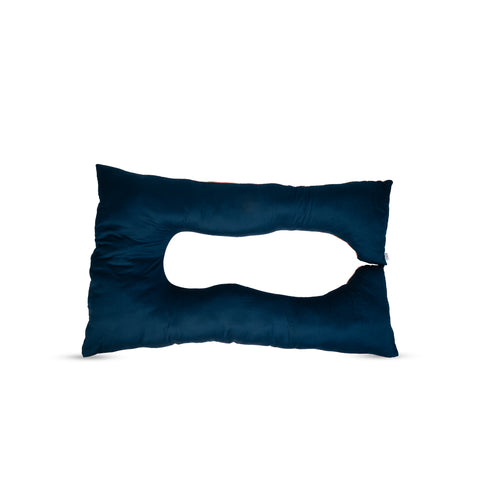 Adorables Pregnancy Pillow – Turquoise Blue & Peach | Full Body Support for Expecting Mothers