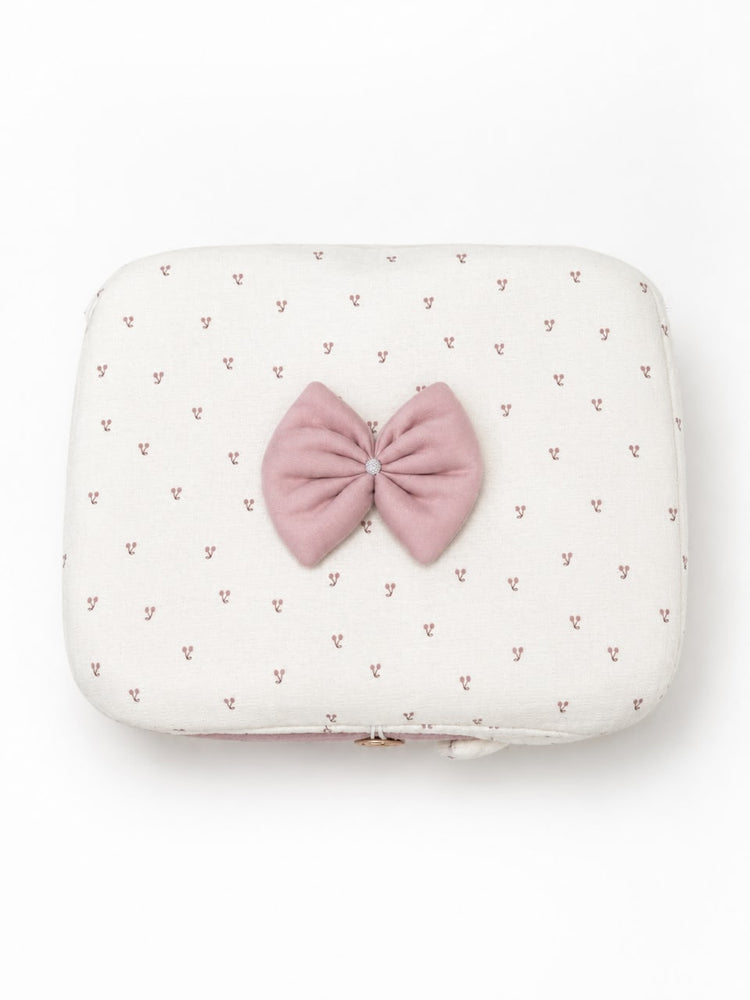 Adorables Baby Storage Basket for Newborn | Large Basket | Cherry Blush & Pink | Quilted Cotton | Organizer for Baby Essentials (Copy)