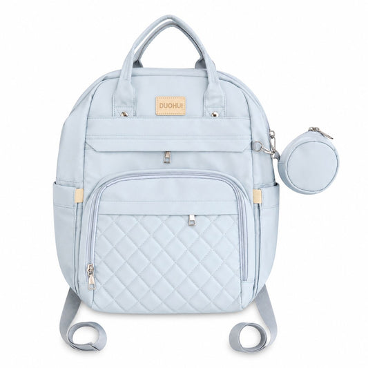 Mother Backpack | Baby Pink | Multi-Compartment Baby Diaper Backpack | Travel & Maternity Bag