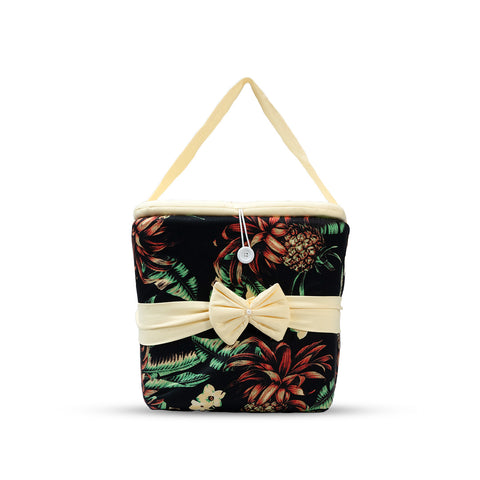 Adorables Baby Basket (Large) | Lightweight Storage | Black & Light Yellow | Organizer for Baby Essentials