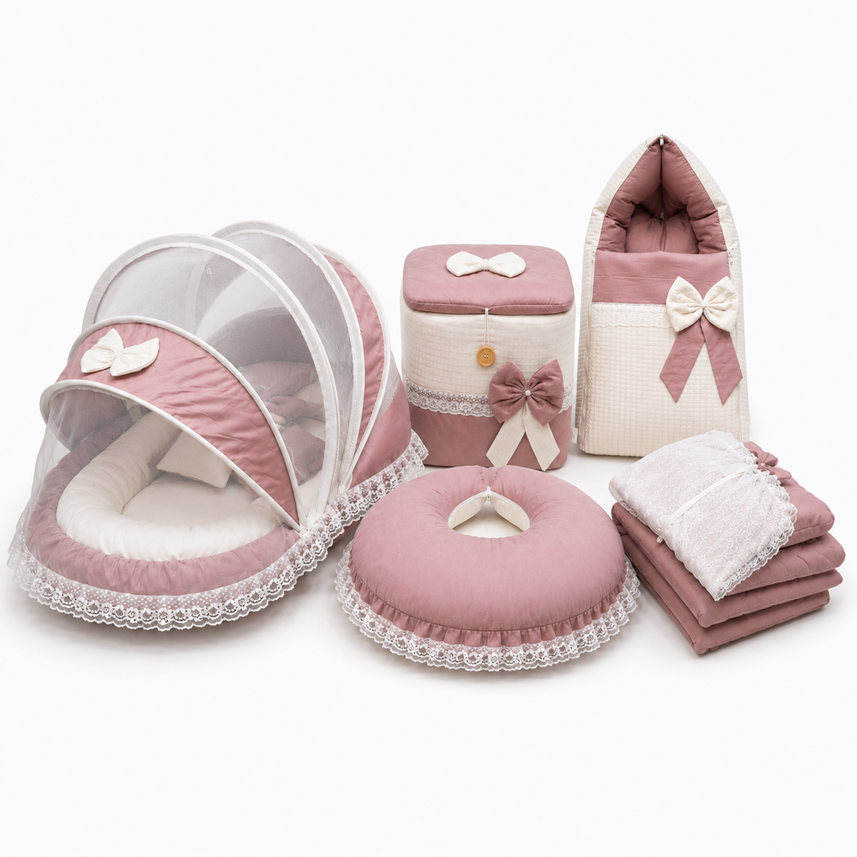 White & Onion Pink