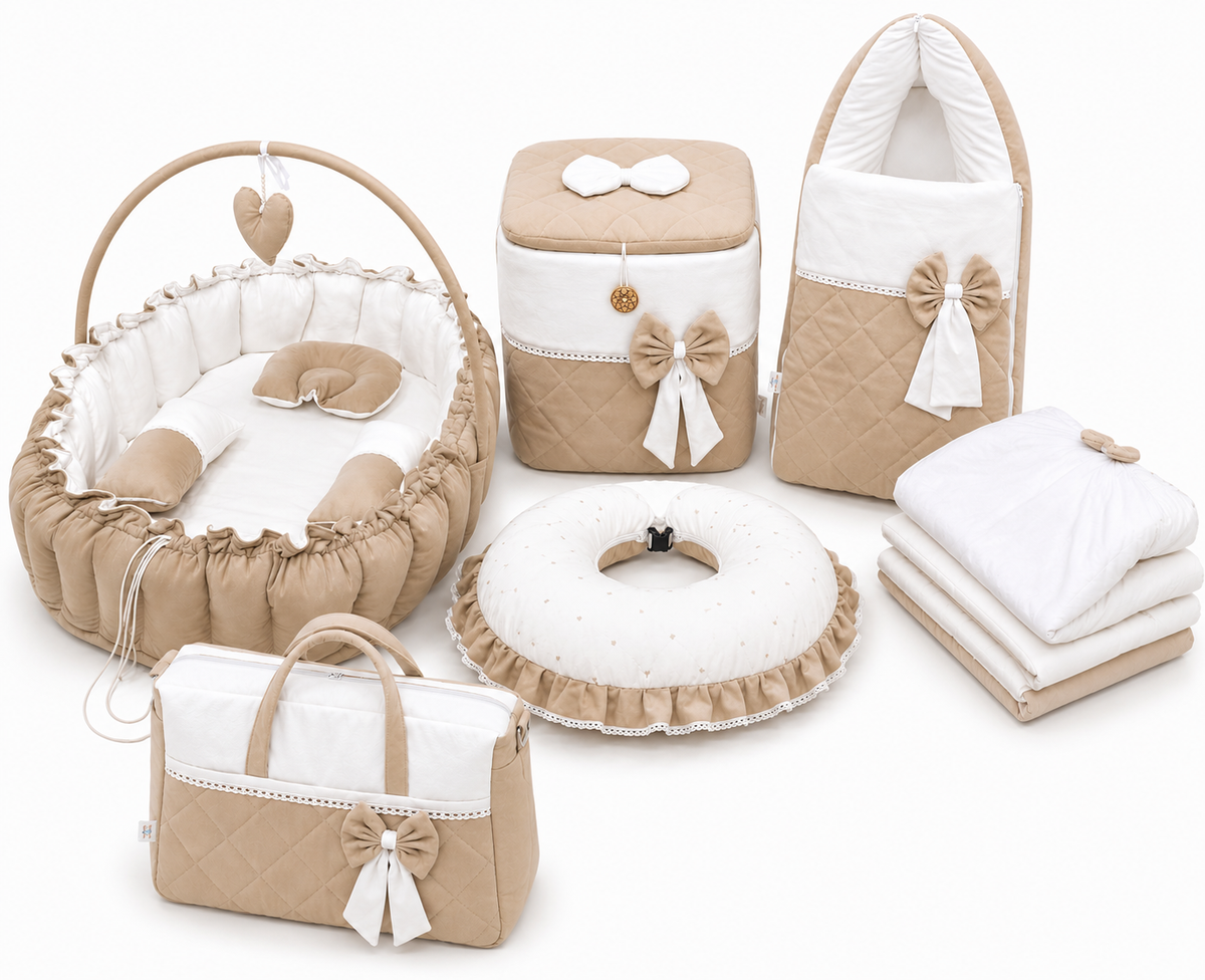 Royal Beige & White