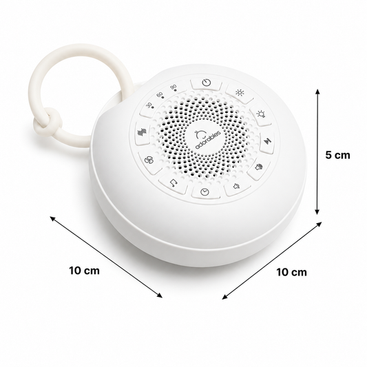 Adorables Baby Sleep Soother | White Noise Machine with Night Light | GM-05
