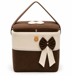 Adorables Baby Basket (Large) | Lightweight Storage | Chocolate Brown & Off White | Organizer for Baby Essentials