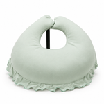 Adorables Feeding Pillow for Newborn | Rainbow Charm & Green | Soft Cotton with Recron Filling | Bow Work & Lace Design