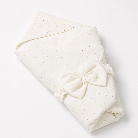 Adorables Receiving Blanket | Baby Galaxy | Muslin with Recron Sheet | Soft & Elegant Swaddle