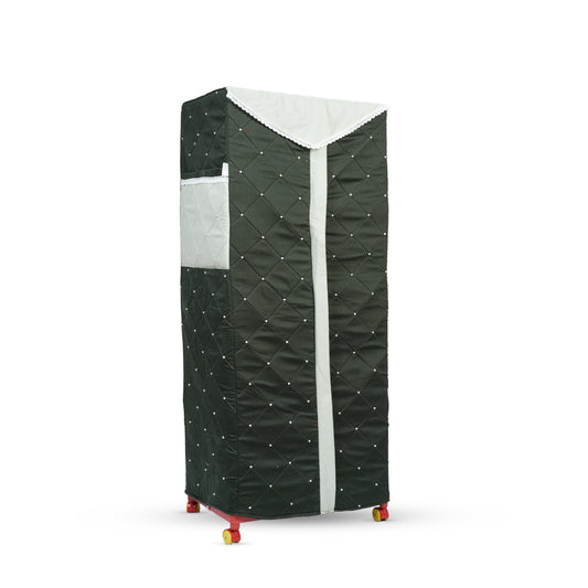 Adorables Cupboard | Light Green & Dark Green | Bow & Pearls Work | Cotton & Foam LD