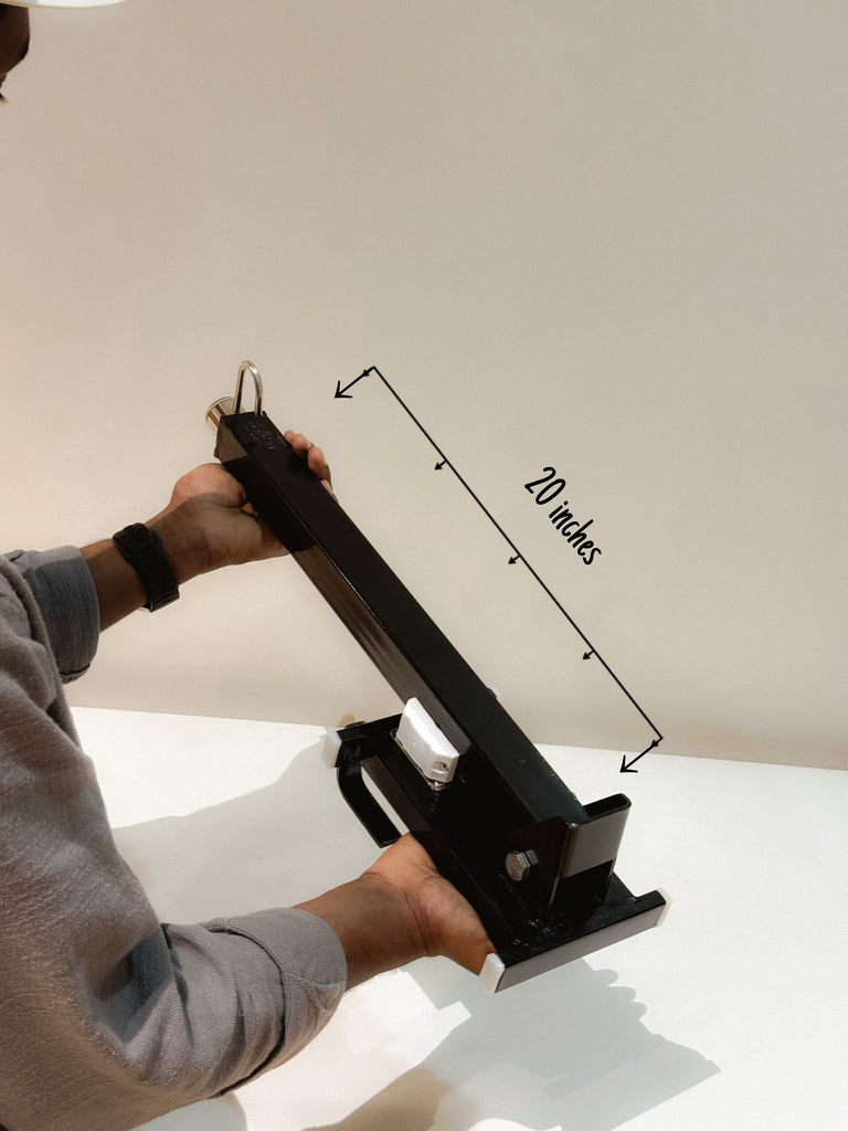 Foldable Window Baby Cradle Hanger | Foldable & Adjustable Metal Cot Hanger | Heavy-Duty No-Drill Design | Black & Silver