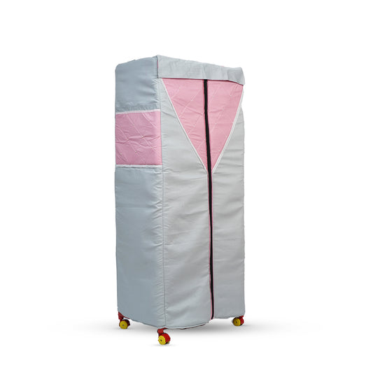Adorables Cupboard | Grey & Pink | Pearl Work & Lace | Cotton & Foam LD