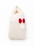Adorables Baby Sleeping Bag | Rose Melody & Off White| Rose Melody Print, Bow Work & Lace Design | Cotton & Recron