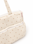 Adorables Diaper Bag for Moms | Cherry Blush & Pink | Cotton & Foam LD | Baby Diaper Bag with Elegant Lace Design