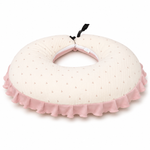 Adorables Feeding Pillow for Newborn | Cherry Blush & Pink | Soft Cotton with Recron Filling | Bow Work & Lace Design (Copy)